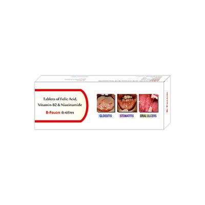 B FOLCIN Tablet 10's - Supplements-Vam