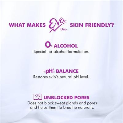 Eva Wild No Alcohol Skin Friendly Deodorant Spray 150 ml - Women Deodorants/Roll-Ons
