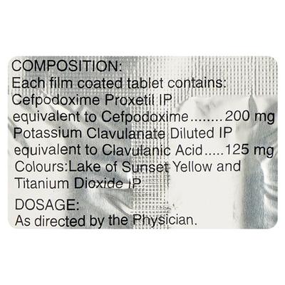 Zipod CV 200mg Tablet 10'S - Bacterial Infections-Cep