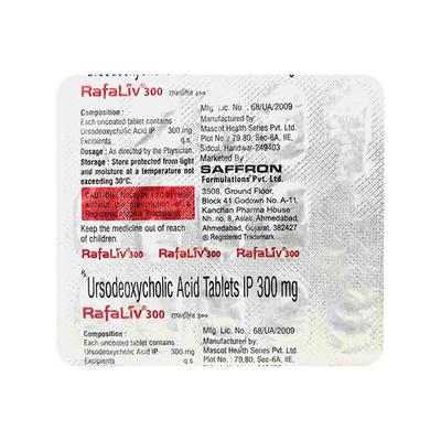 RAFALIV 300 Tablet 15's - Cholelithiasis/Gall Stones