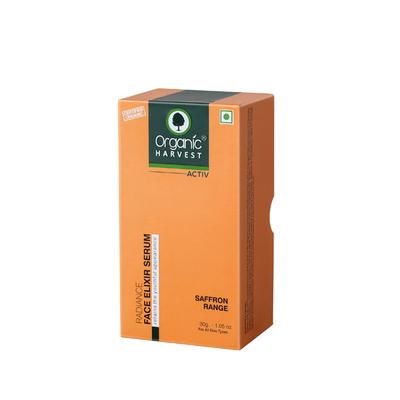 Organic Harvest Activ Radiance Face Elixir Serum - Saffron 30 gm - Face Serum