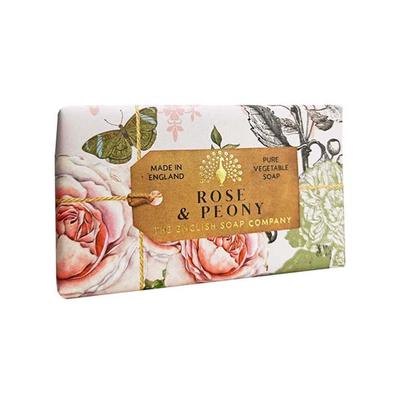The English Soap Company - Anniversary Rose and Peony Soap 190 gm - Soaps