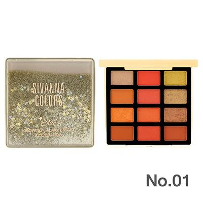 Sivanna Color Glowing Galaxy Bright Eyeshadow - HF6015 01 18 gm - Eyeshadow, Bases & Primers