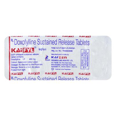 Kaifyl 400mg Tablet 10'S - Asthma/COPD-Ast