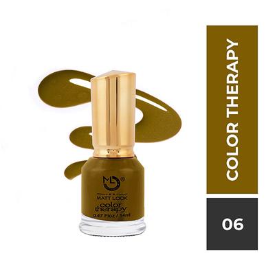 Matt Look Nails Makeup Colour Therapy Nail Polish, Shade No - 06 14 ml - Nail Polish