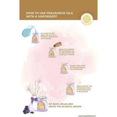 House of Aroma White Flower Fragrance Oil 10 ml - Carrier Oils