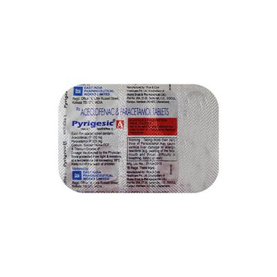 PYRIGESIC A Tablet 10's - Pain relief-Nsa