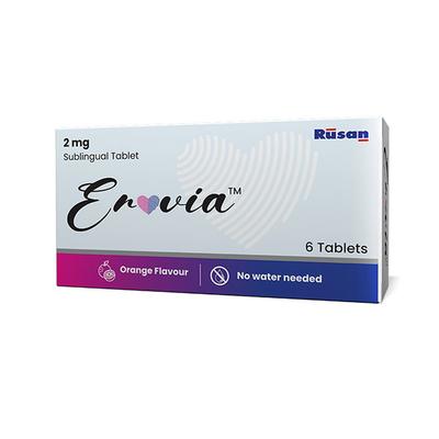EROVIA 2 MG ORANGE FLAVOUR Sublingual Tablet 6's - Impotence/Erectile Dysfunction (Ed)
