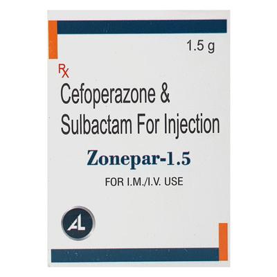 ZONEPAR 1.5gm Injection 1's - Bacterial Infections-Cep