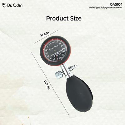 Dr. Odin Aneroid Sphygmomanometer Palm Type (OAS-104) 1's - Health Monitors And Equipment