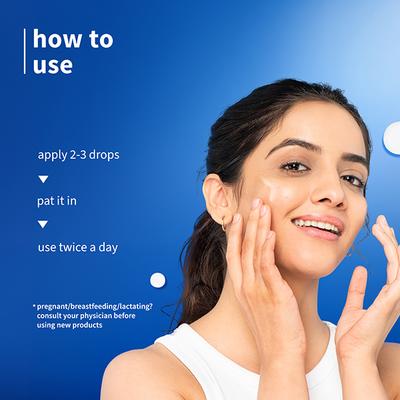 Plum 10% Niacinamide Face Serum With Rice Water & Squalane Fragrance-Free 10 ml - Face Serum