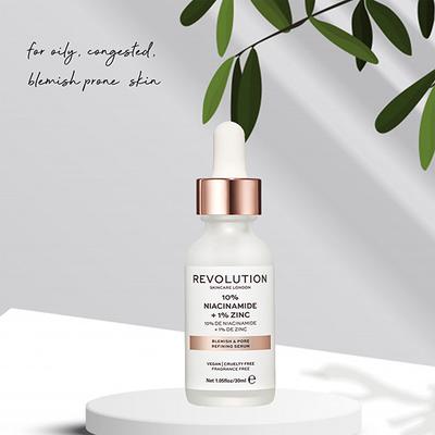 Revolution Skincare Blemish and Pore Refining Serum - 10% Niacinamide + 1% Zinc 30 ml - Face Serum