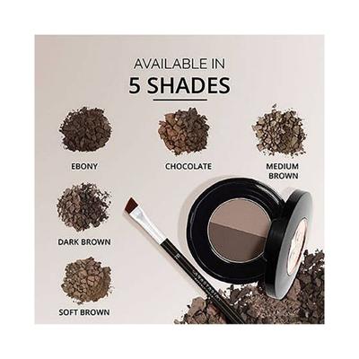 Anastasia Beverly Hills Brow Powder Duo - Dark Brown 2x0.8gm 2's - Eyebrow Pencils & Enhancers