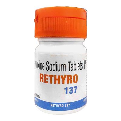 RETHYRO 137 Tablet 120's - Hypothyroidism