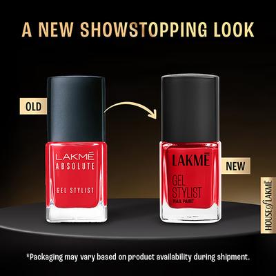 Lakme Absolute Gel Stylist Nail Color Tomato Tango 12 ml - Nail Care