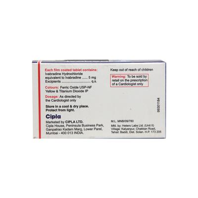 Ivabeat 5mg Tablet 10'S - Angina