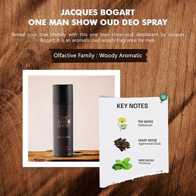 Jacques Bogart One Man Show Oud Deodorant Spray 200 ml - Deodorants/Roll-Ons