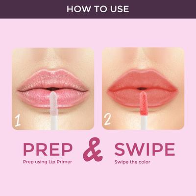 Lotus Make-Up Proedit Prep And Swipe Lip Color With Lip Primer Smudgeproof PL03 Brown Sugar 6 g - Lipsticks