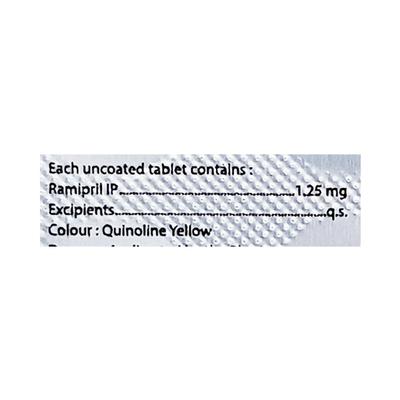 RAMILET 1.25 Tablet 10's - Hypertension-ACE