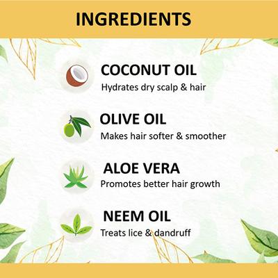 Cocomo Natural Kids Shampoo and Conditioner Citrus Fragrance Adds Strength and Shine Earth Shine 300 ml - Baby Shampoo