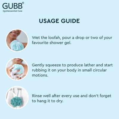 GUBB Natural Loofah 6s 40 gm - Loofahs & Sponges
