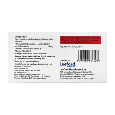 DEPIXON CR 25 Tablet 10's - Depression-Ant