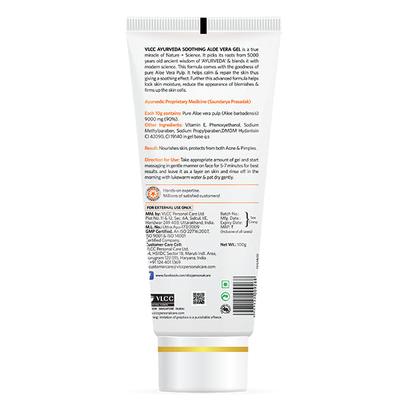 Vlcc Ayurveda Soothing Aleo Vera Gel 100 Gm - Face Moisturizers