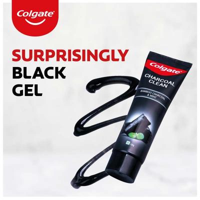 Colgate Charcoal Clean Toothpaste - Bamboo Charcoal & Mint 120 gm - Toothpaste
