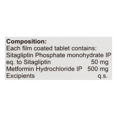 SITAVAC M 50/500 Tablet 15's - Diabetes-Ant