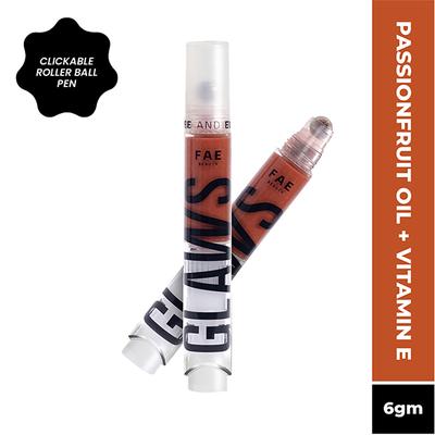 FAE Beauty High Shine Moisturising Lip Gloss Enriched with Passion Fruit Oil & Vitamin E - Flexing 6 gm - Lip Glosses