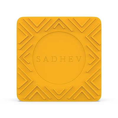 Sadhev Turmeric & Mango Kernel Butter Bathing Bar 125 gm - Soaps