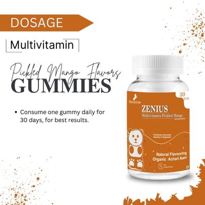Zenius Multivitamin Pickled Mango Gummies 30's - Multi-Vitamins