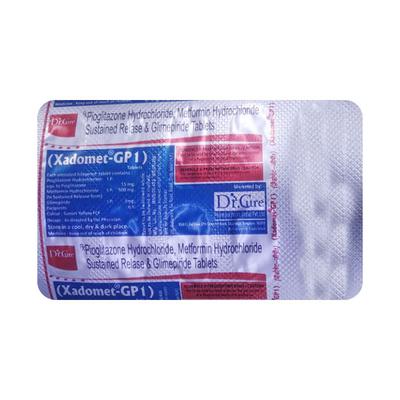 XADOMET GP 1 Tablet 10's - Diabetes-Ant