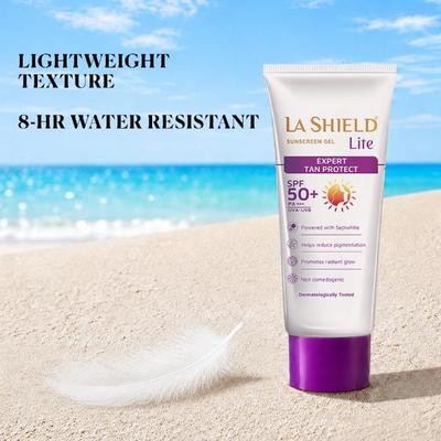 La Shield Lite SPF 50+ & PA+++ Sunscreen Gel 50 gm - Face Sunscreen