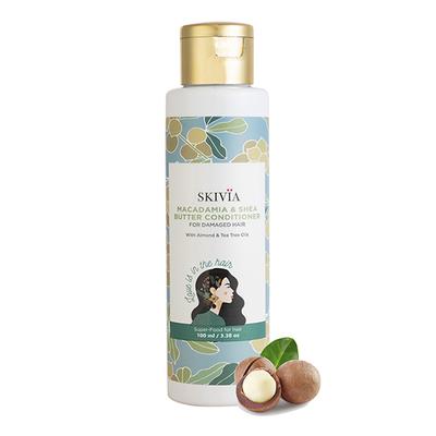 Skivia Macadamia & Shea Butter Conditioner With Almond & Tea Tree Oil -Unisex 100 ml - Conditioners
