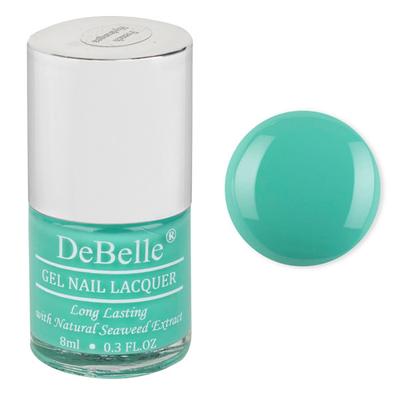 DeBelle Gel Nail Lacquer French Hydrangea Midtone Green Nail Polish 8 ml - Nail Polish