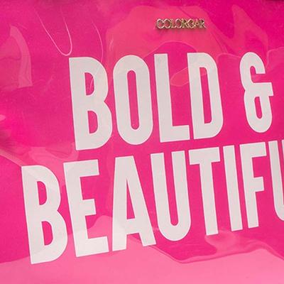 Colorbar The Bold and Beautiful Tote - Neon Pink 780 gm - Makeup Pouches