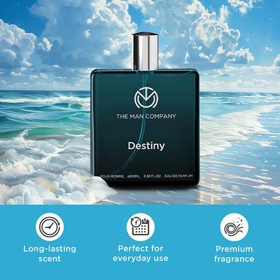 The Man Company Destiny Perfume For Men - Premium Long-Lasting Eau De Parfum 100 ml - Men Perfumes (Edt/Edp)
