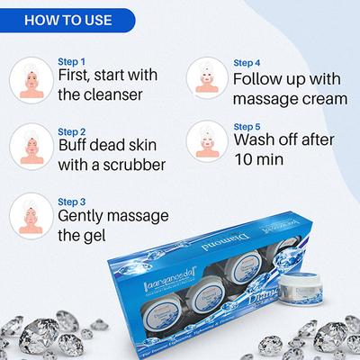 Aryanveda Spa Facial Kit - Diamond 210 gm - Facial Kits