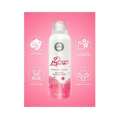 ARRAS D Sweet love Pink Deodorant Body Spray, Long Lasting Fragances, for Men & Women 200 ml - Perfumes (Edt/Edp)