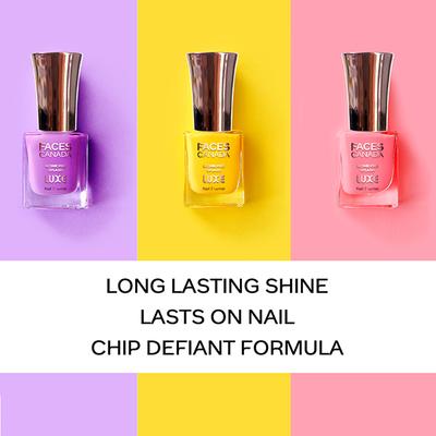 Faces Canada Ultime Pro Splash Luxe Nail Enamel - Coral Candy (L53) 12 ml - Nail Polish