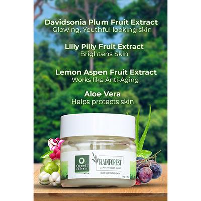 Organic Harvest Activ Rainforest Leave-in Jelly Face Mask 50 gm - Masks & Peels