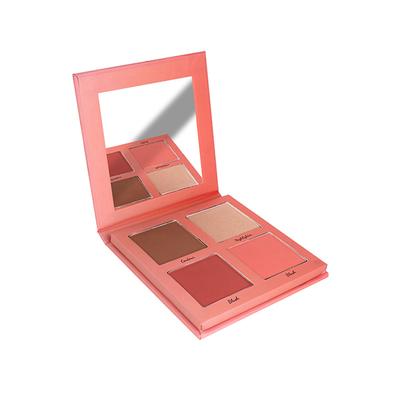 Sery Face Make Up Palette, 3 In 1 Highlighter, Contour, Blush - Just Peachy 18 gm - Face Palettes