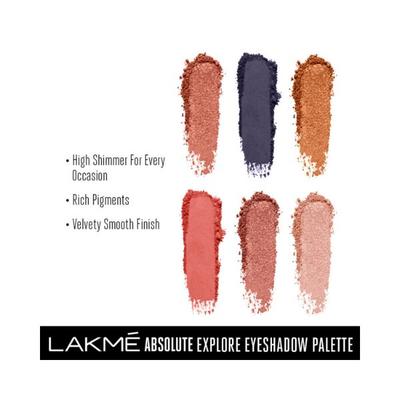 Lakme 29384 - LkAbs Explore EyeShadow Desert Sunset 10 gm - Eye Shadow Palettes