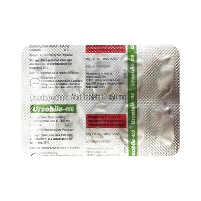URSOBILE 450 Tablet 10's - Cholelithiasis/Gall Stones