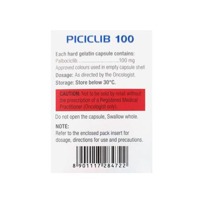 PICICLIB 100 Capsule 21's - Cancer Oncology-Tar
