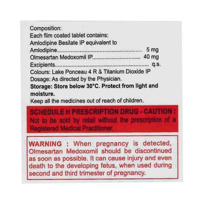 OLMIN A 40 Tablet 10's - Hypertension-Ana