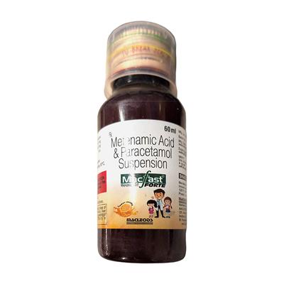 MACFAST FORTE TANGY ORANGE FLAVOUR Suspension 60ml - Pain relief-Nsa