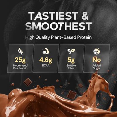 Nutrabay Hydrolyzed Gold Pea Protein - Rich Chocolate Creme 1 kg - Workout Essentials