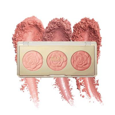 Milani Rose Powder Blush Trio Floral Fantasy 12 gm - Blushes
